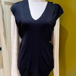 BCBGMaxazria navy vest
